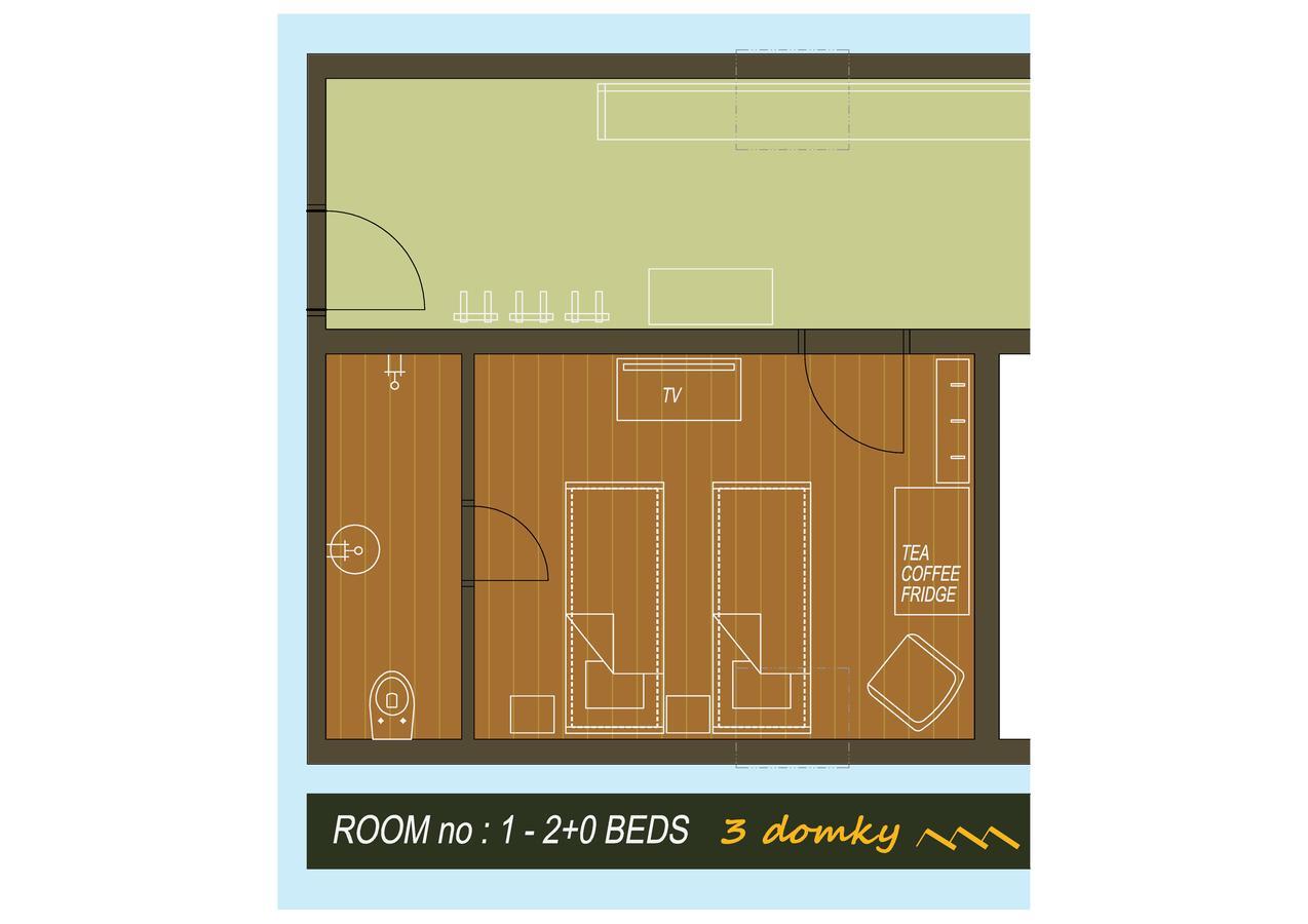 3 Domky Bed & Breakfast Демановска Долина Екстериор снимка